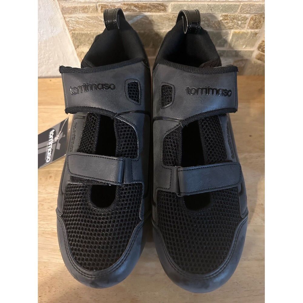 NEW Tommaso Veloce 100 Cycling‎ Shoes - Black- Mens EUR 48 US Size 14